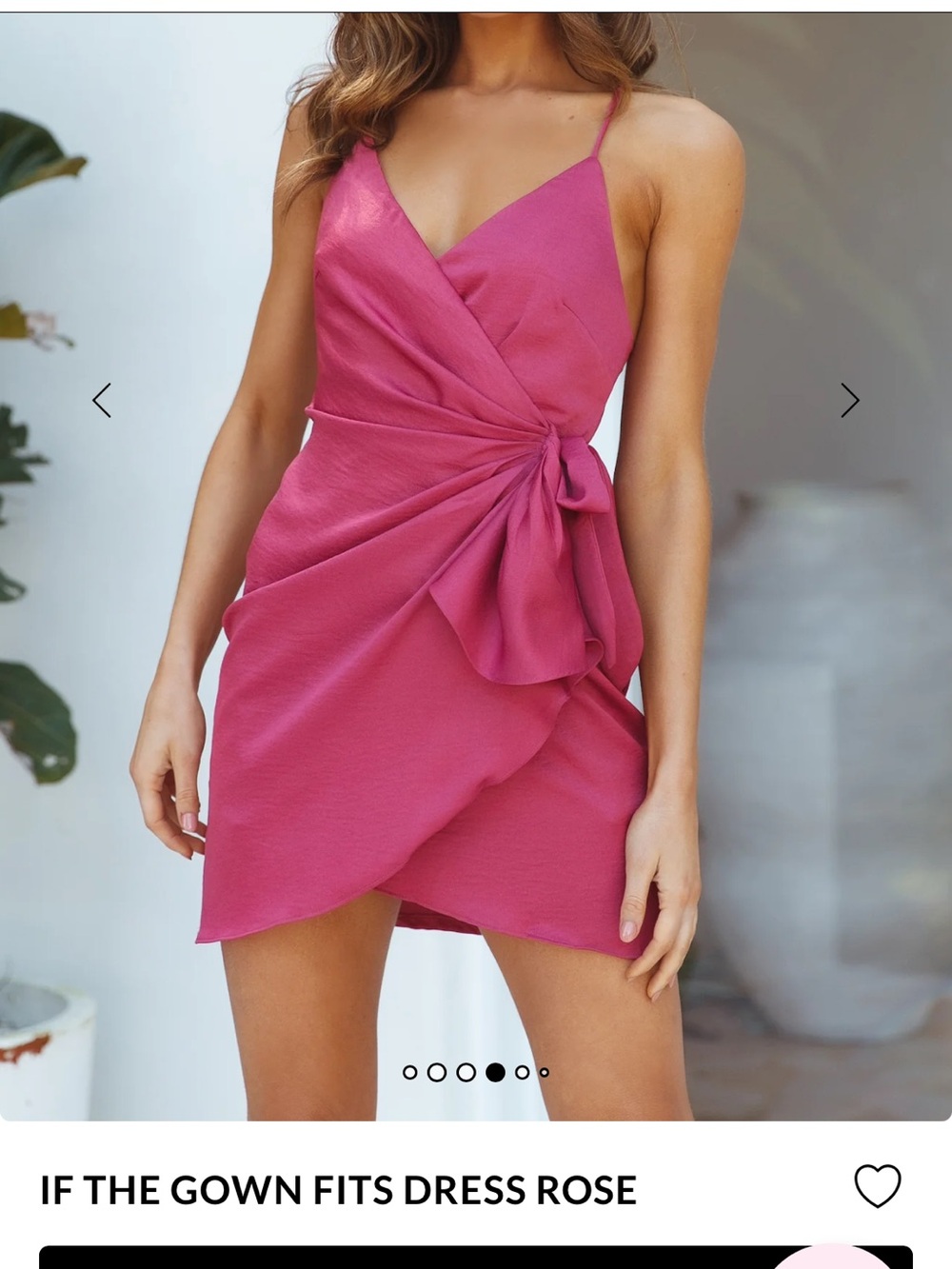 Hello Molly  Wrap Mini Dress